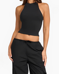 Black Halter Tank
