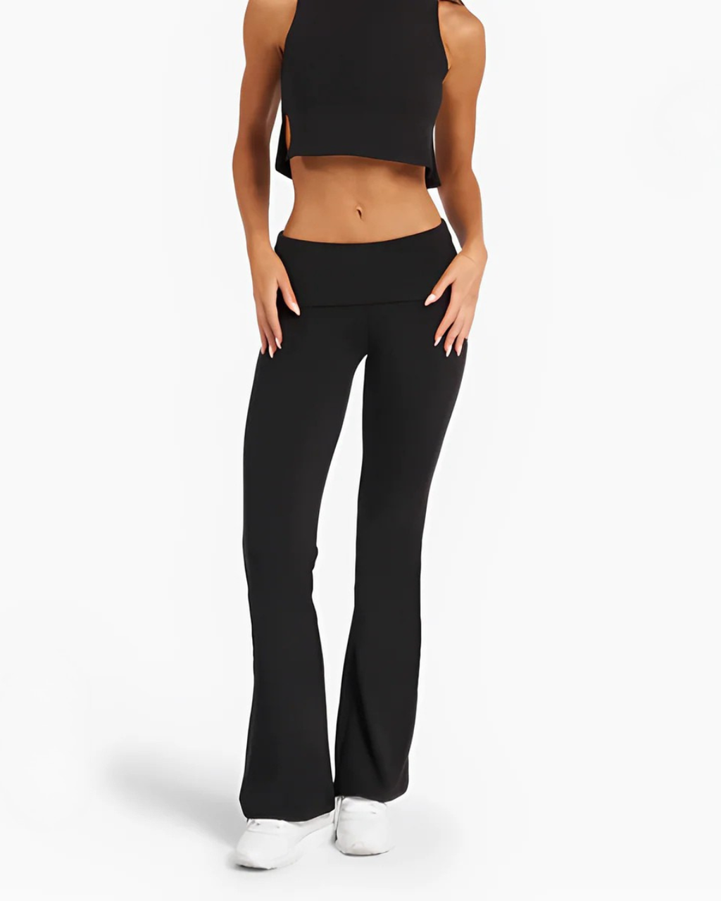 Foldover Flare Leggings