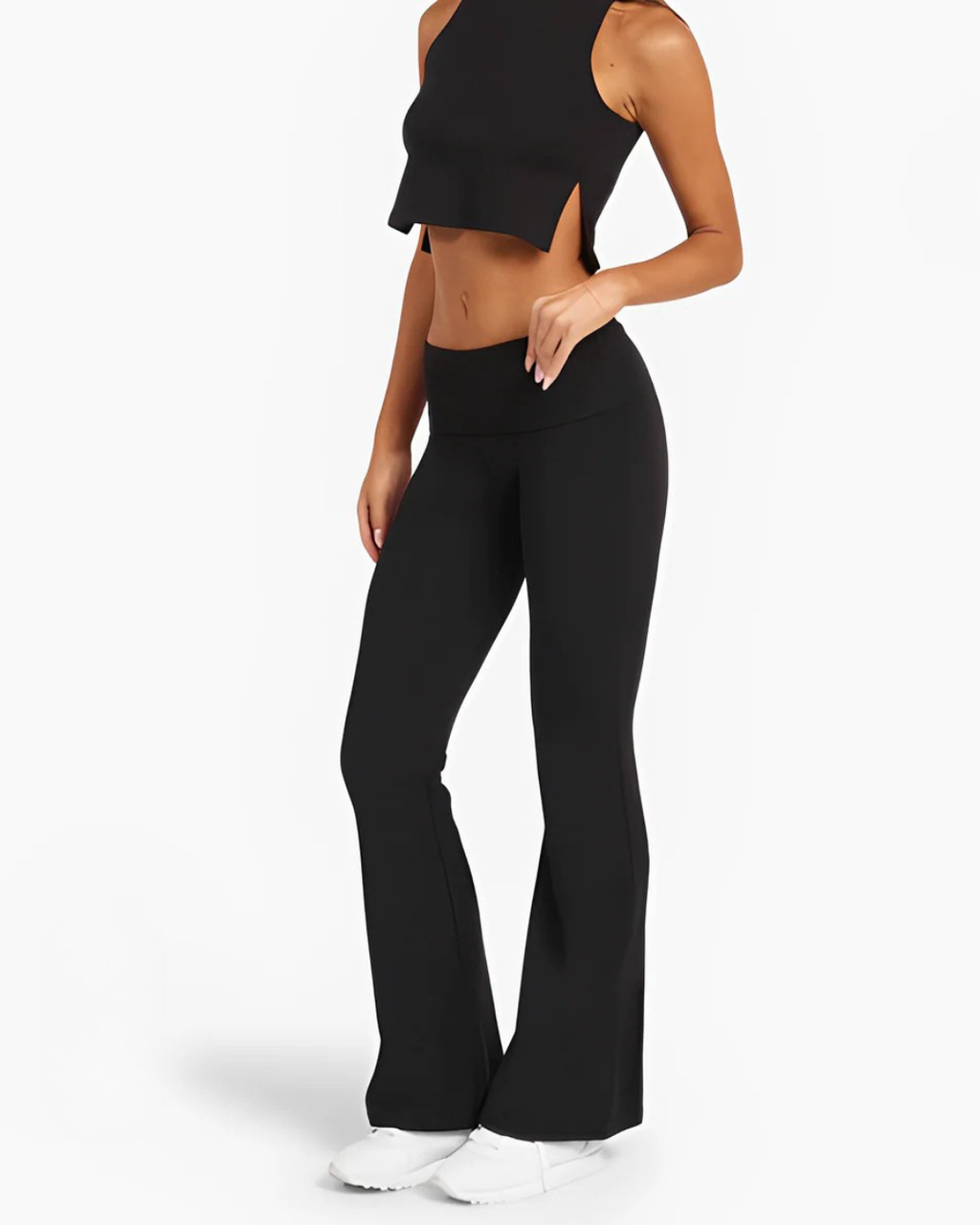 Foldover Flare Leggings