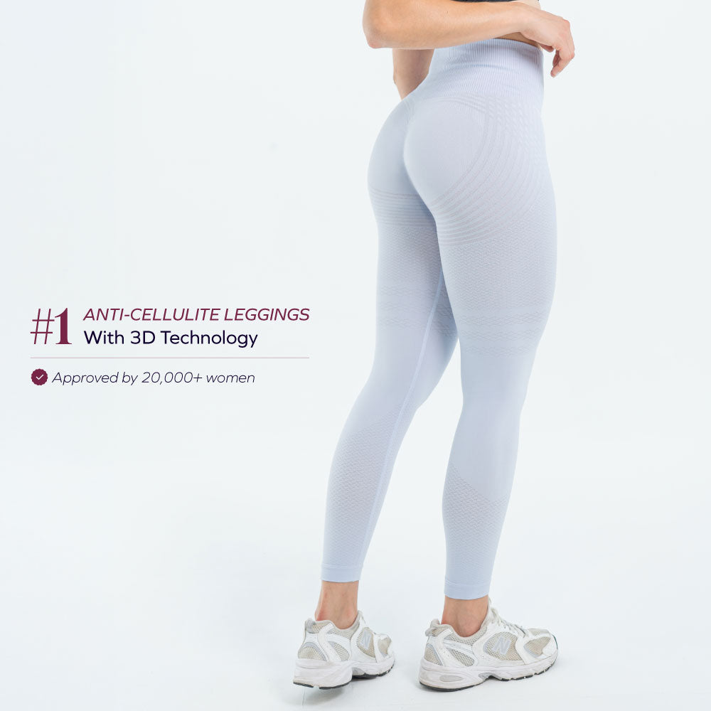 3D Sculpt Light Purple Leggings
