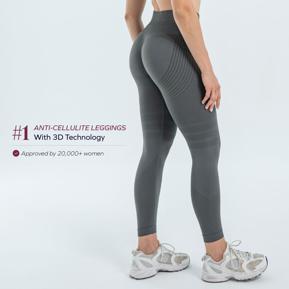 3D Sculpt Dark Grey Leggings
