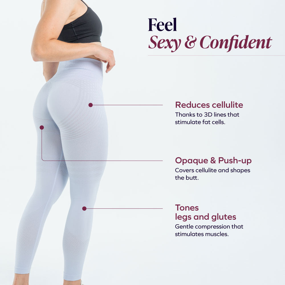 3D Sculpt Light Purple Leggings