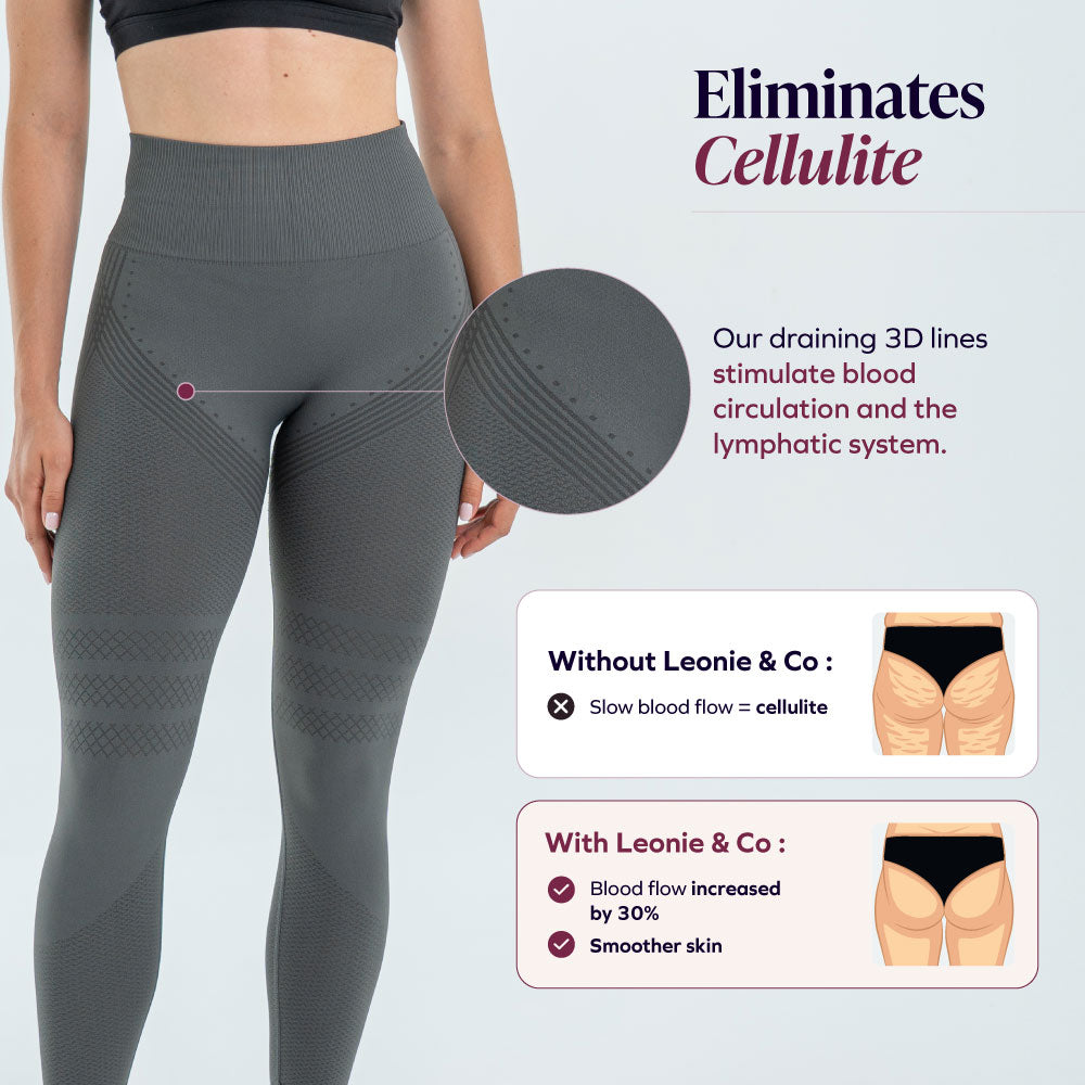 3D Sculpt Dark Grey Leggings