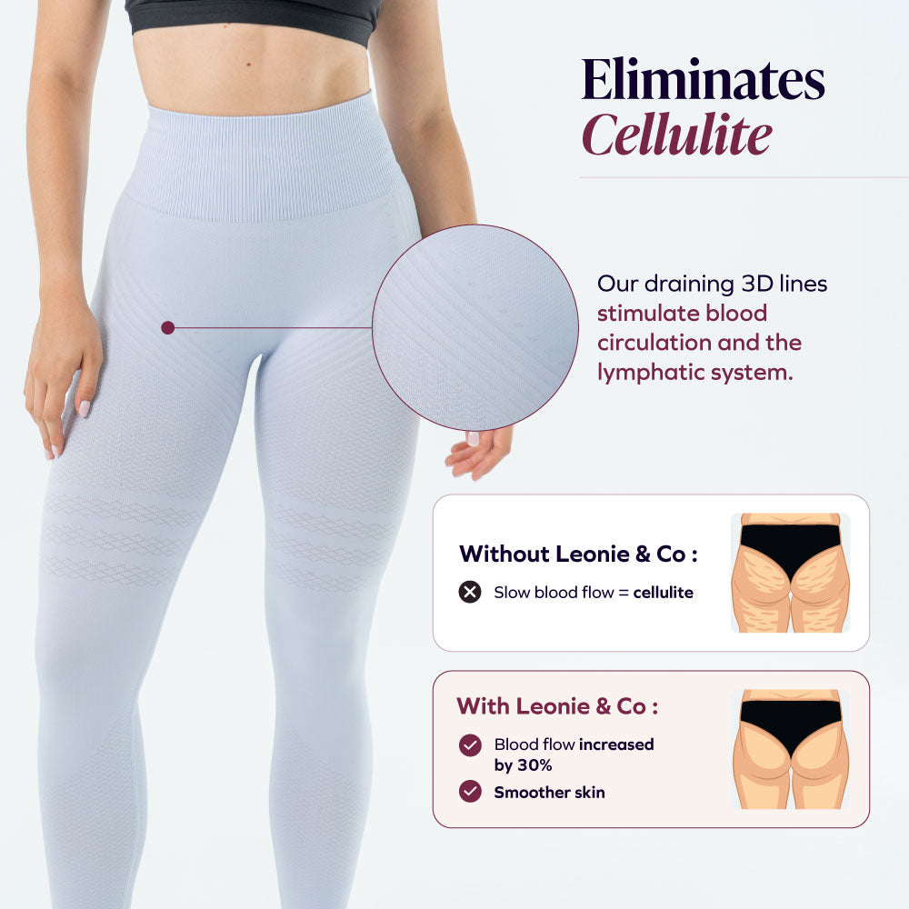 3D Sculpt Light Purple Leggings