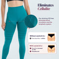 3D Sculpt Teal Green Leggings