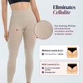 3D Sculpt Beige Leggings