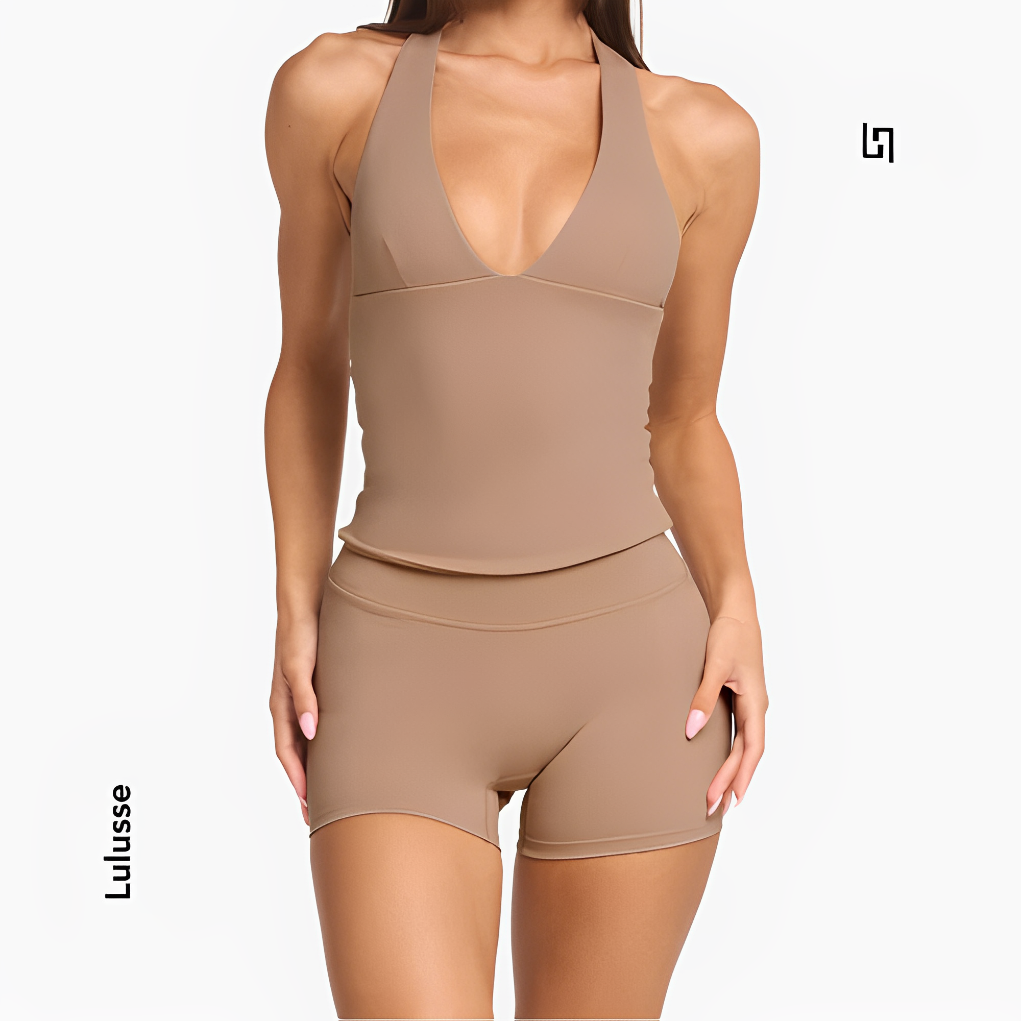 LuxeIcon Lyra Halter Tank Top