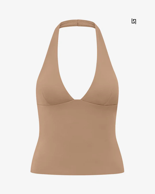 LuxeIcon Lyra Halter Tank Top