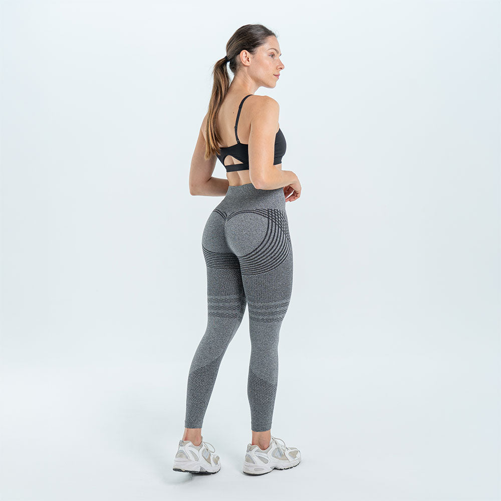 3D Sculpt Grey Leggings