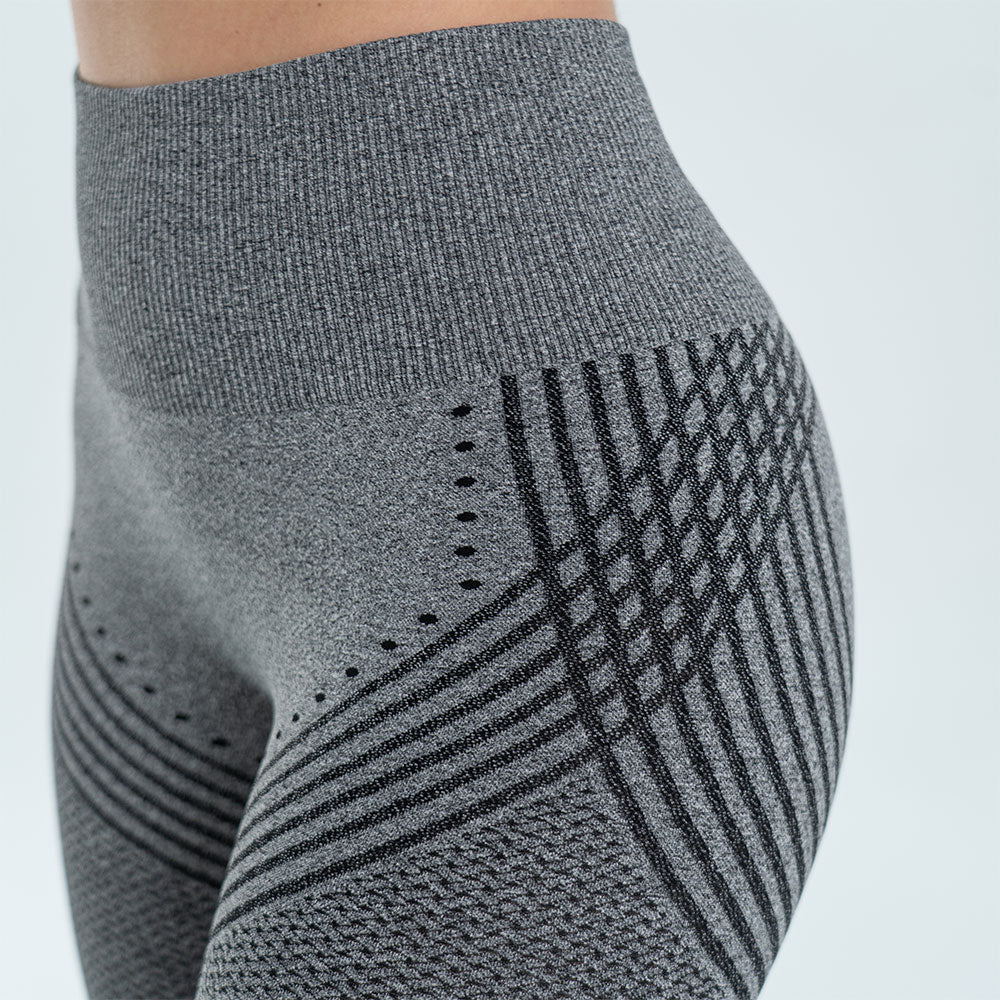 3D Sculpt Grey Leggings