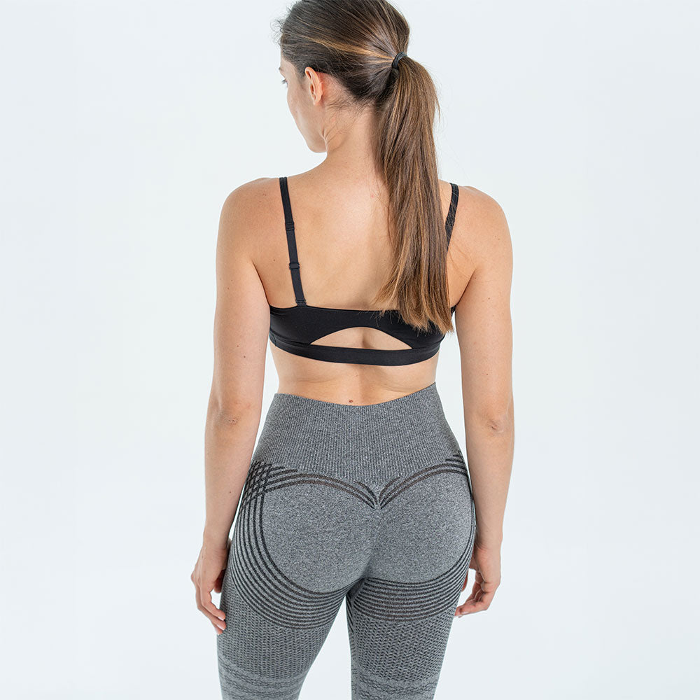 3D Sculpt Grey Leggings